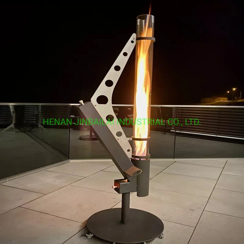 Outdoor Stainless Steel Pyramid Wood Pellet Patio Stoves