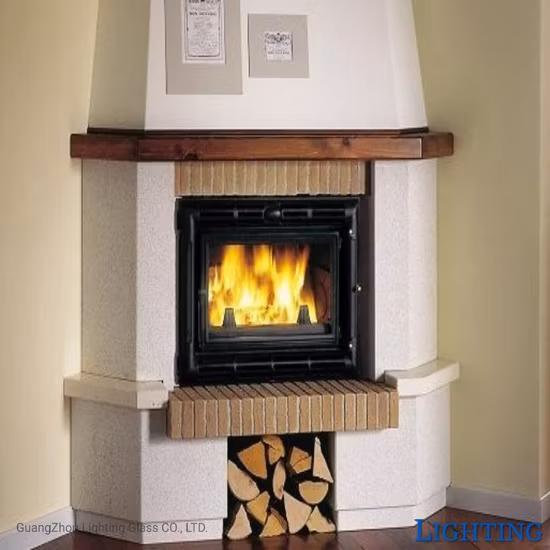 Robax Glass, Temperature Resistance 800 Degrees Can Real Fire Fireplace