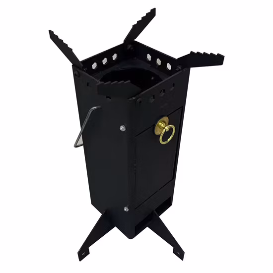 Alcohol Stove for Outdoor Hiking Picnic BBQ Foldable Camping Backpacking Stove, Portable Wood Stove Wyz15294